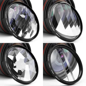 Призматический фильтр камеры Сплит-Калейдоскоп 52 мм 55 мм 58 мм 67 мм 72 мм 77 мм Аксессуары для фотосъемки mcuv ND CPL Star Glass мобильный телефон