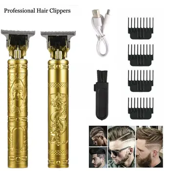 Профессиональная электробритва T9, мужской беспроводной Триммер для волос, бороды, стрижки, Станки для бритья, Парикмахерские аксессуары