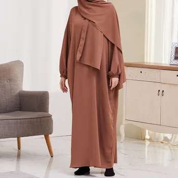 Рамадан Абая Женское Мусульманское платье-Хиджаб, турецкий Кафтан, Мусульманский Кафтан Для женщин, Одежда для исламского Богослужения, Халат