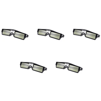 Розничные 5-кратные Перезаряжаемые 3D-очки с активным затвором для DLP-проектора Optoma Benq Acer Sony