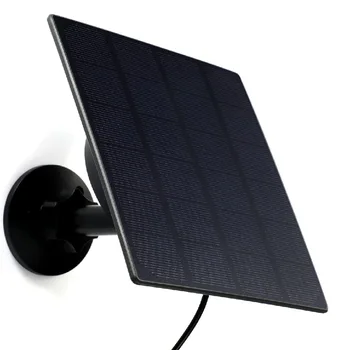 Солнечная панель для камеры слежения Мощностью 5 Вт 10400 мАч, комплект зарядного устройства для солнечной батареи 6 В 9 В 12 В, водонепроницаемая солнечная панель IP66 для камеры Wi-Fi 4G-маршрутизатора