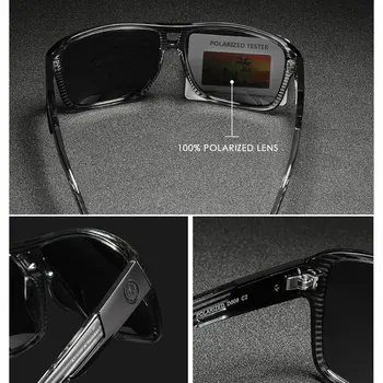 Спортивные солнцезащитные очки с поляризацией, мужские крутые солнцезащитные очки для вождения, Женские Квадратные очки UV400 с бесплатной коробкой