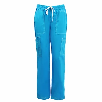 Униформа World Женские брюки-шаровары для медсестер с пятью карманами Функциональная Рабочая одежда Прямые брюки для медсестер