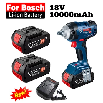 Электроинструмент с безопасной батареей 18V 10A для Bosch GSB GDR 18 V-LI HDS180-03 PLH181K, резервные литий-ионные аккумуляторы 18V 10Ah